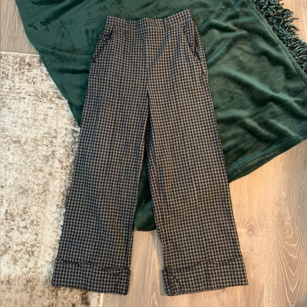 Black & White Cotton Pants